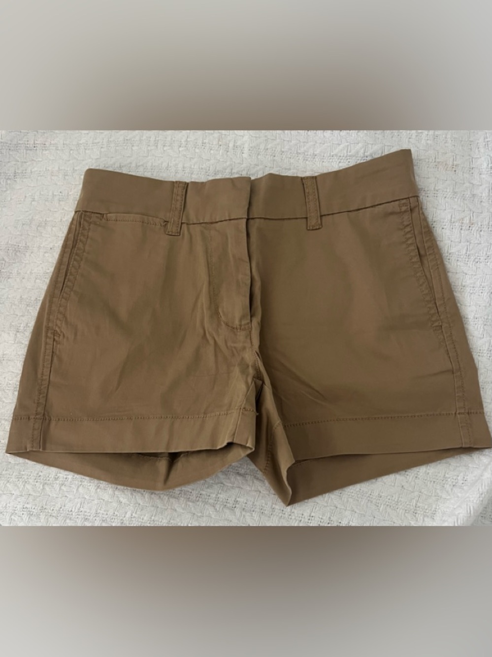 J. Crew Khaki Chino shorts size 000 NWT